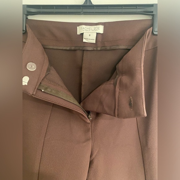 Rachel Zoe Middle seam brown stretchy pant - Picture 5 of 7